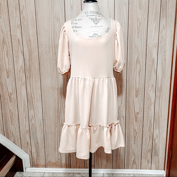 Bangkok Dress in Large up to 2XL Pink Salmon - Picture 4 of 4